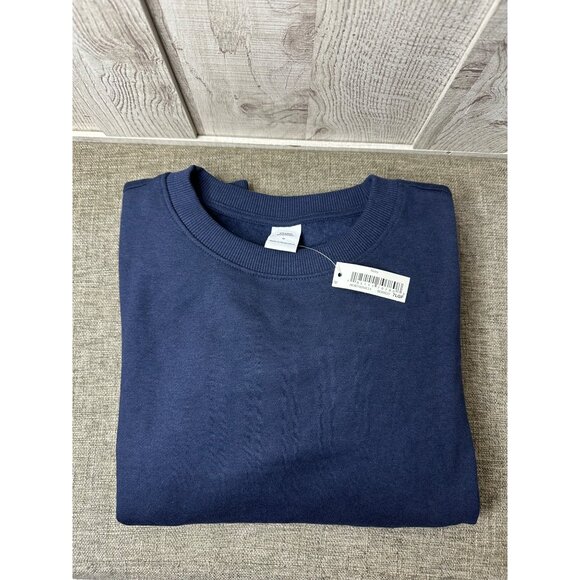 Essentials Womens Navy Blue Sweatshirt Size Medium - Picture 3 of 7